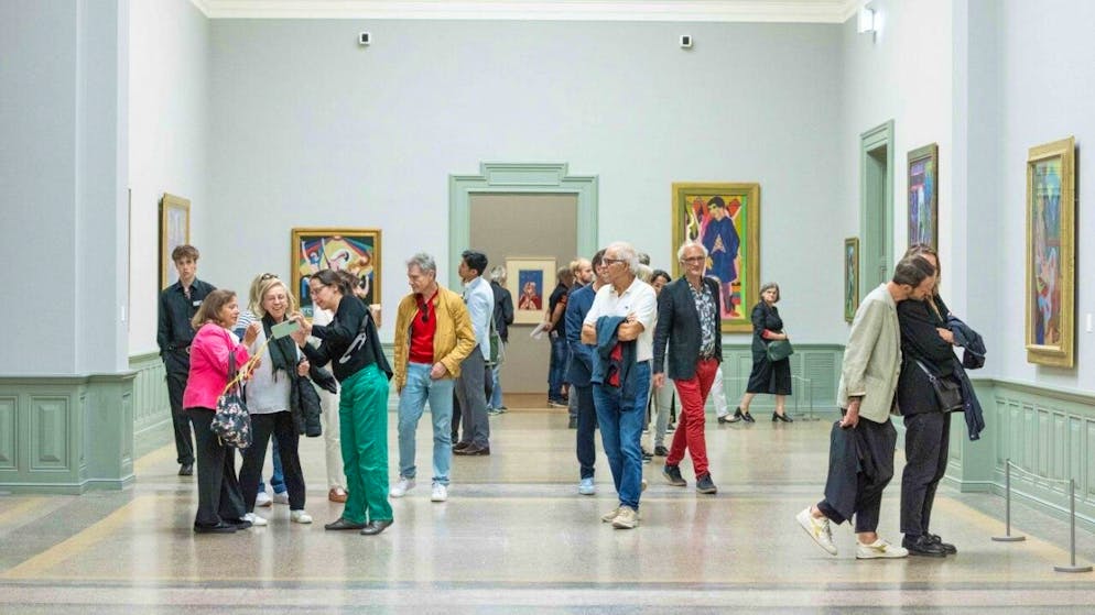 Die Kirchner-Ausstellung lockte viele Besucherinnen und Besucher ins Kunstmuseum Bern.