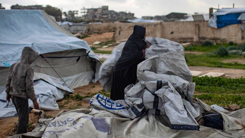 Medio Oriente. A Gaza i campi profughi sono devastati da forti piogge e venti