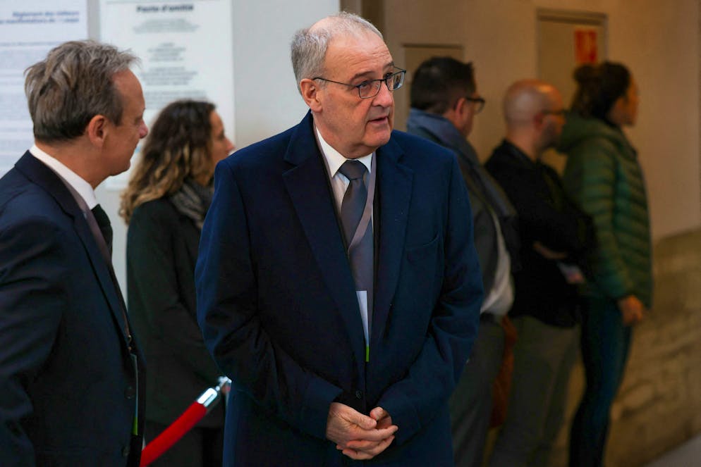 Guy Parmelin has arrived in Martigny.