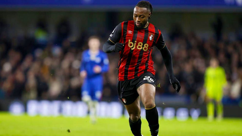 Der Ghanaer Antoine Semenyo wechselt innerhalb der Premiere League für knapp 70 Millionen Franken von Bournemouth zu Manchester City