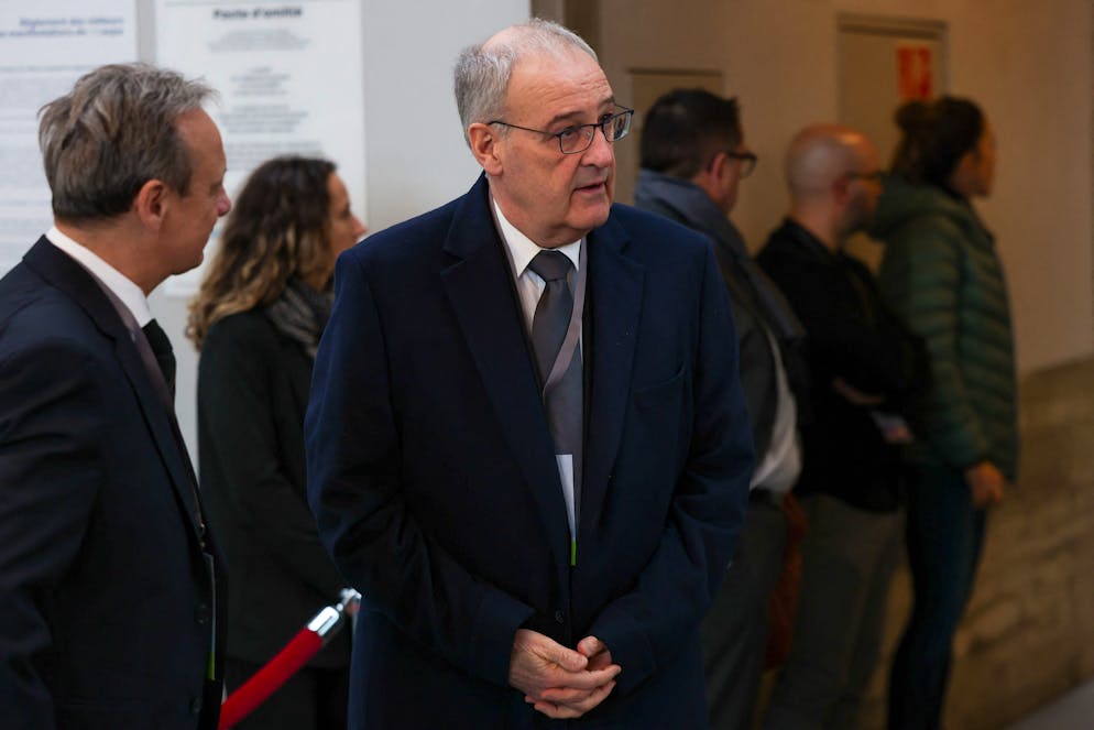 Guy Parmelin ist in Martigny  eingetroffen.