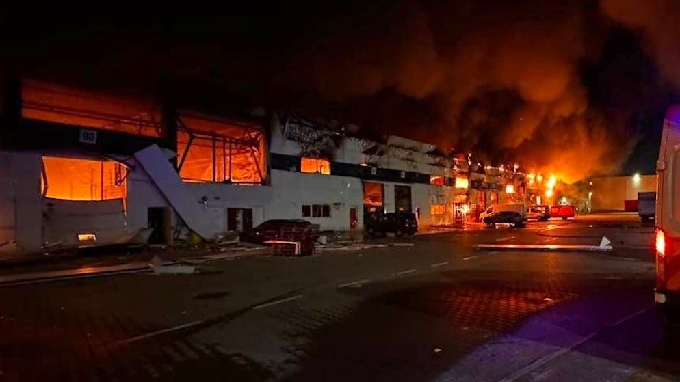 Russischer Raketenangriff auf Lwiw im vergangenen November. 