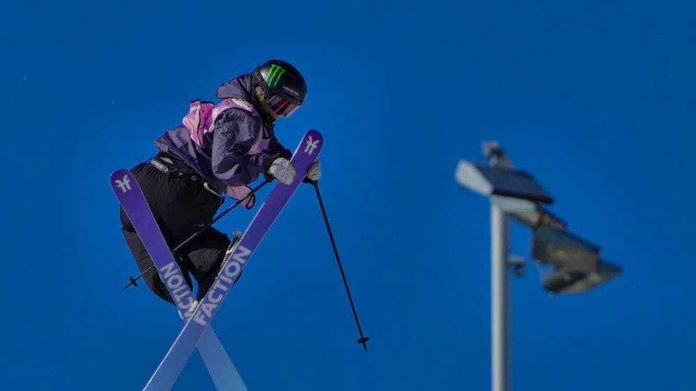 Giulia Tanno showed two solid runs in the slopestyle final in Snowmass