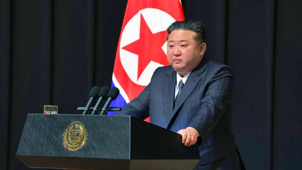 HANDOUT - The North Korean ruler Kim Jong Un (archive photo). Photo: -/kcna/dpa - ATTENTION: For editorial use only and only with full citation of the above credit