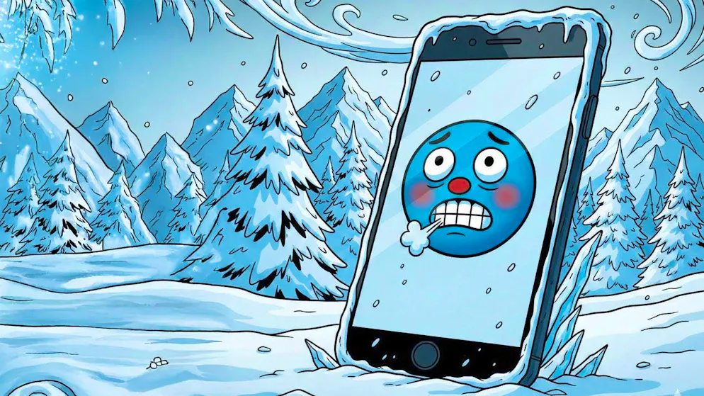 Il freddo rallenta l'elettrochimica. Come prolungare la durata della batteria del cellulare in inverno