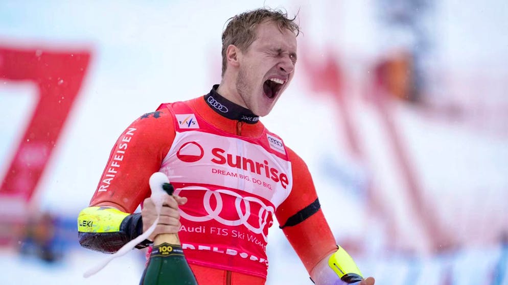 Trionfo record ad Adelboden. «Questa è casa mia!»: l'urlo di Odermatt al traguardo fa il giro del web