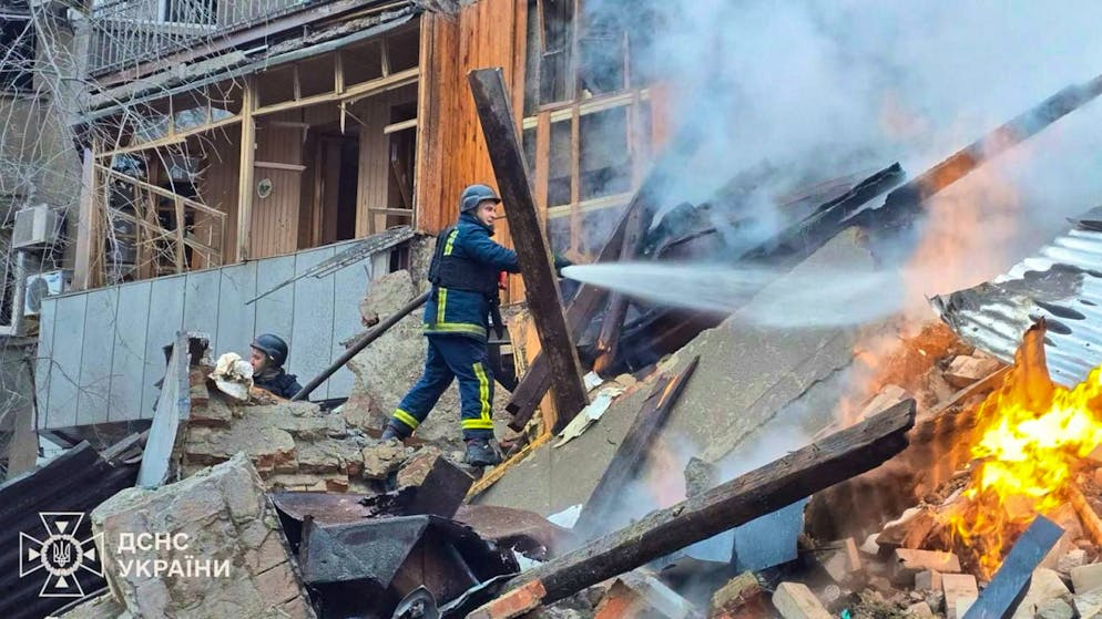 Kharkiv is repeatedly hit by Russian air strikes.