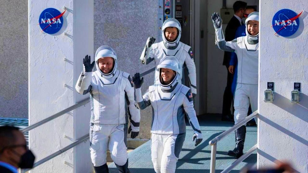 The US space agency NASA plans to begin the early retrieval of a four-member astronaut crew from the International Space Station ISS next Wednesday. (archive picture)