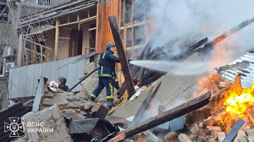 Charkiw wird immer wieder von russischen Luftangriffen heimgesucht.