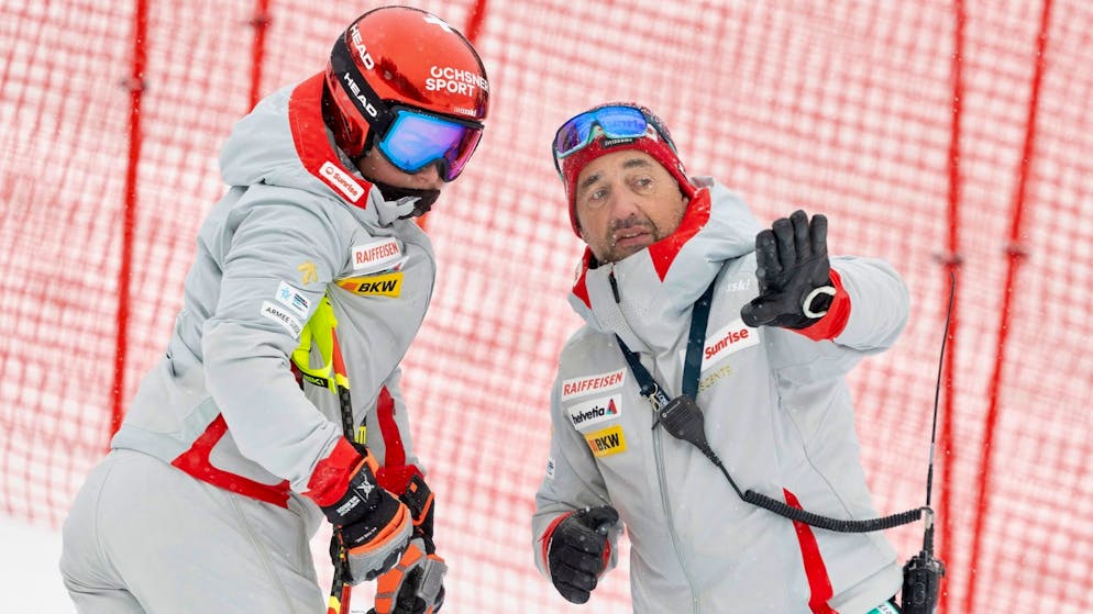Corinne Suter, ici lors de l’entraînement, va peut-être effectuer son retour à Zauchensee.