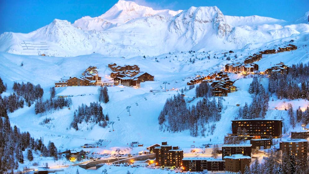 There have been fatalities in avalanches in the French Alps, including in the ski resort of La Plagne. (archive picture)