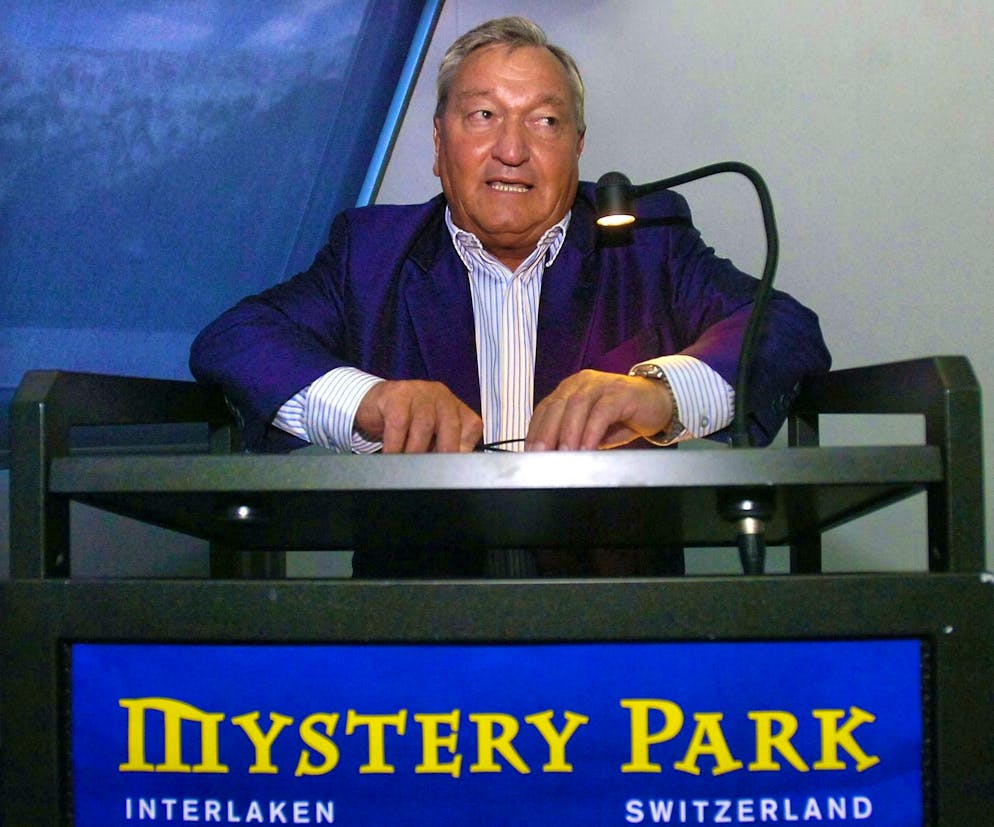 Author Erich von Däniken dies. The Mystery Park was closed in 2006 due to financial difficulties. In 2005, von Däniken called for new funds to be raised.