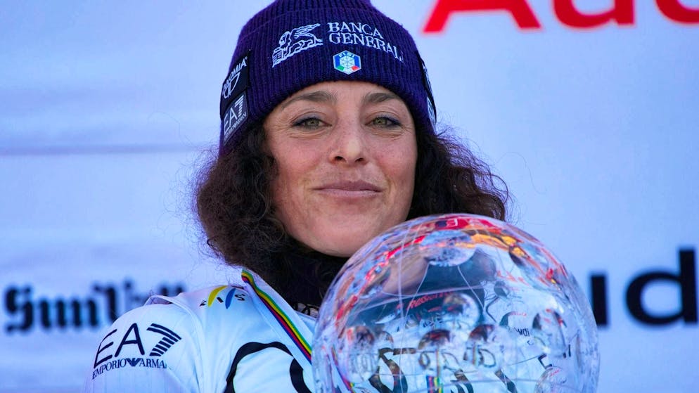 Federica Brignone after winning the overall World Cup. (archive picture)