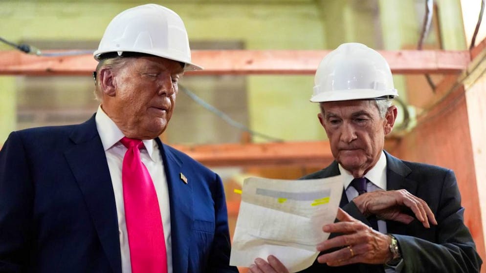 Donald Trump a réservé une large part de ses attaques à Jerome Powell, qu'il avait lui-même nommé à la tête de la Fed pendant son premier mandat (archives).