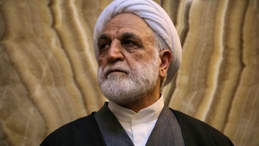 The Iranian Chief Justice Gholamhossein Mohseni-Esche'i.