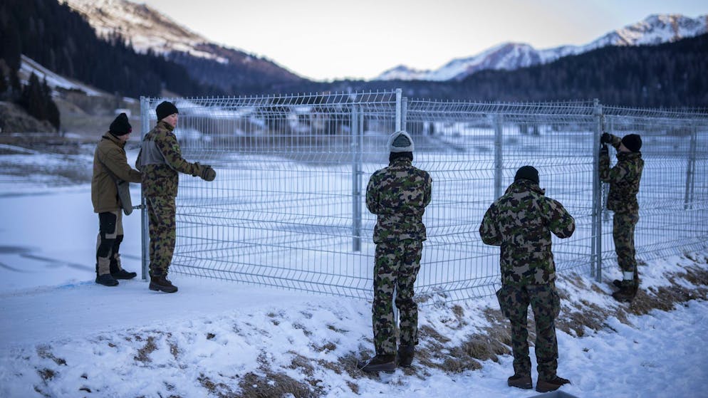 Come ogni anno. L'Esercito svizzero entra in servizio per la protezione del WEF 2026
