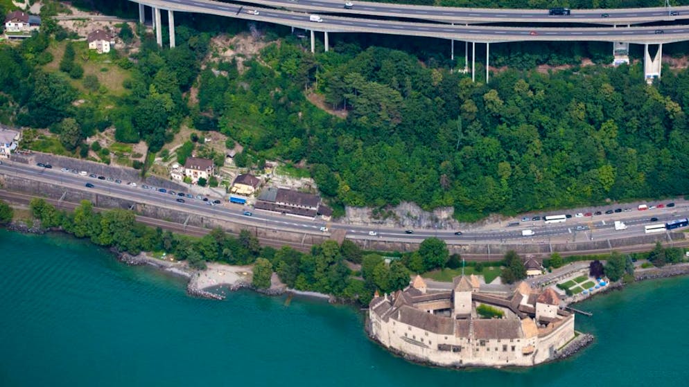 Le Fort de Chillon consiste en un labyrinthe souterrain, situé en face du château du même nom (archives).