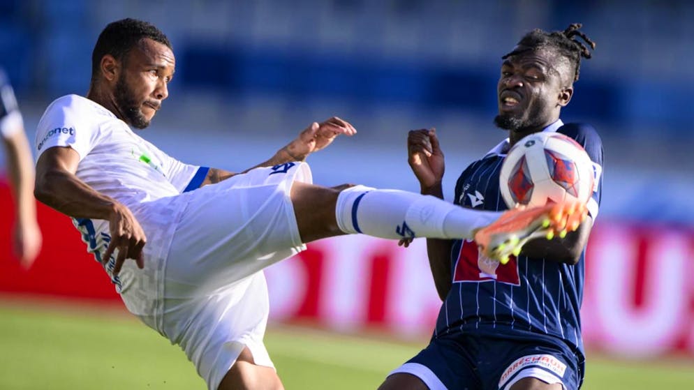 Chris Kablan (links) spielt ab sofort für den FC Zürich