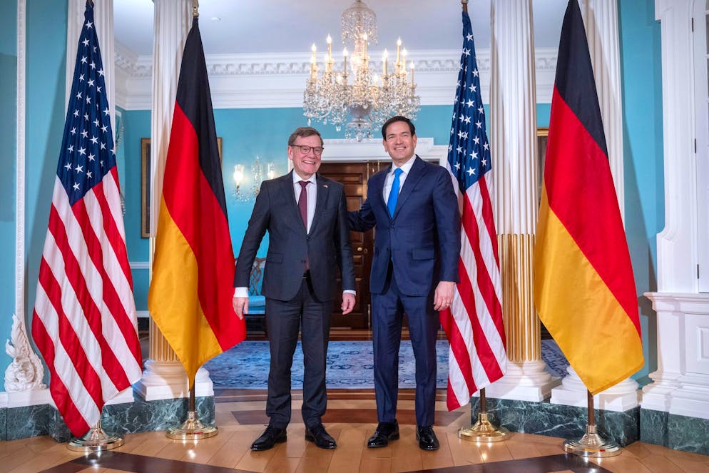Der deutsche Aussenminister Johann Wadephul war zu Besuch bei US-Aussenminister Marco Rubio in Washington.