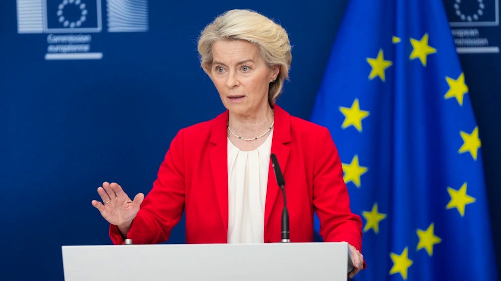 EU-Kommissionspräsidentin Ursula von der Leyen hat weitere Sanktionen gegen den Iran vorgeschlagen. (Archivbild)