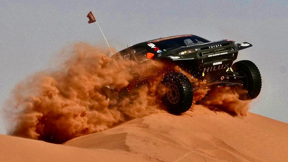 Saood Variawa a causé la surprise en remportant la 8e étape du Dakar 2026.