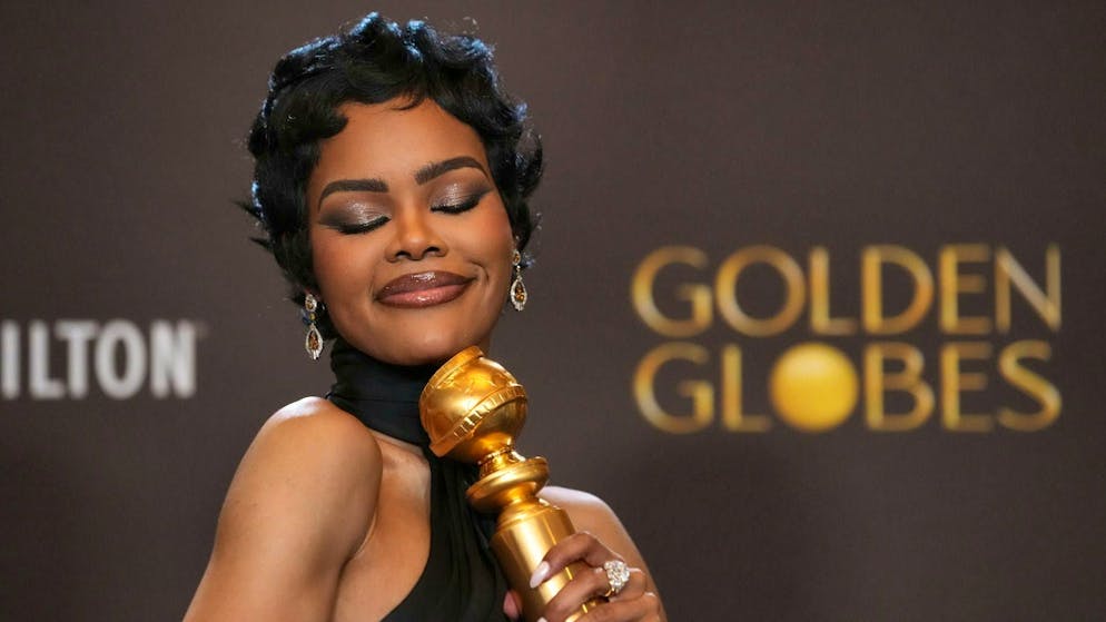 Teyana Taylor, who plays a member of a radical left-wing group in "One Battle After Another," was honored at the Golden Globes for her role as best supporting actress.