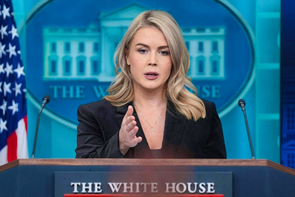 Air strikes "one of the many, many options": Karoline Leavitt, White House spokeswoman.