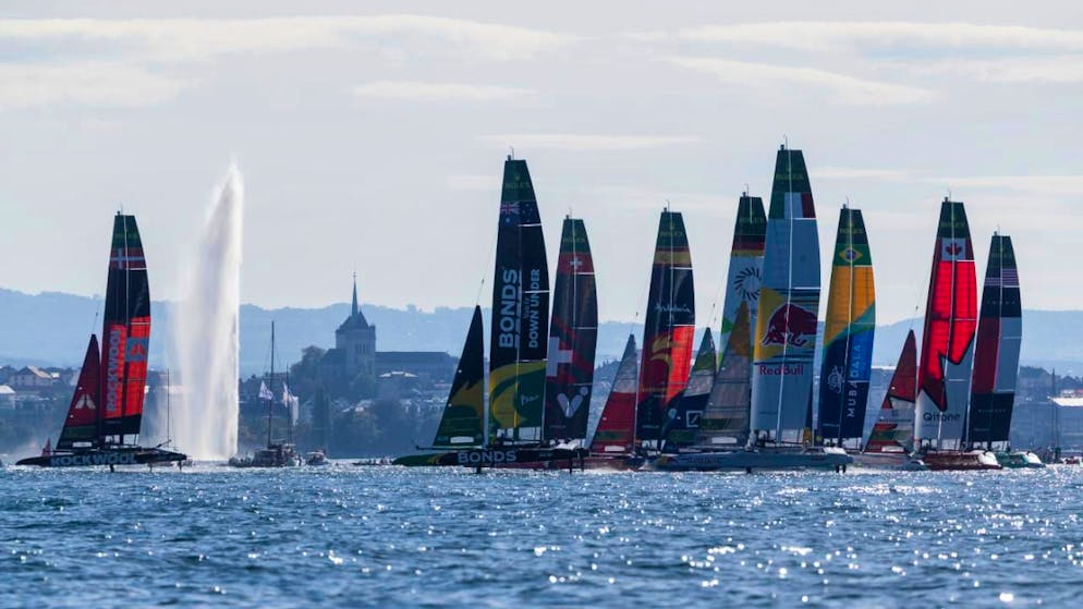 Genève accueillera à nouveau, les 19 et 20 septembre, la course de catamarans SailGP, sponsorisée par Rolex. Les retombées économiques de la première édition suisse, en septembre dernier, sont estimées à plus de 7 millions de francs (archives).