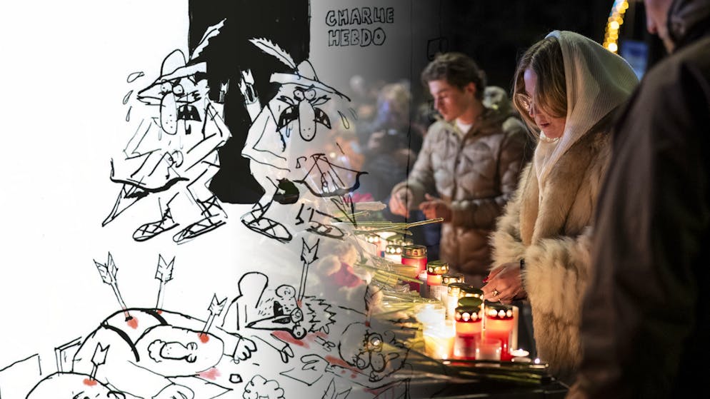 Cresce l'indignazione. Charlie Hebdo pubblica una seconda vignetta in relazione al dramma di Crans-Montana