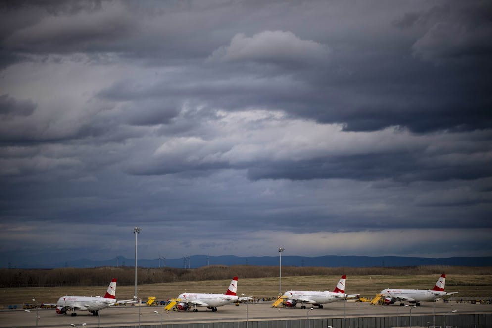 A Vienne, en raison d'une épaisse couche de glace sur les pistes, les vols à l'arrivée ont été déroutés vers d'autres aéroports – dont Munich, Francfort, Cologne ou Venise - tandis que les vols au départ sont tous retardés. (image d'illustration)
