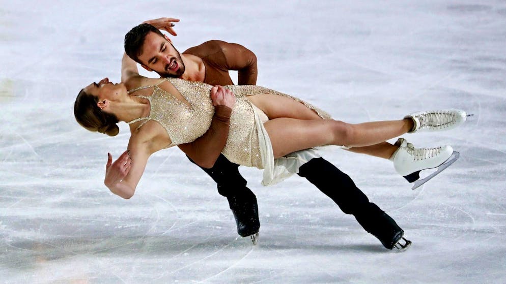 Gabriella Papadakis et Guillaume Cizeron étaient devenus champions olympiques en 2022.