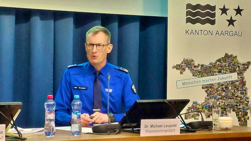 Michael Leupold, commander of the Aargau cantonal police, warns of possible attacks on Switzerland's critical infrastructure. (archive picture)