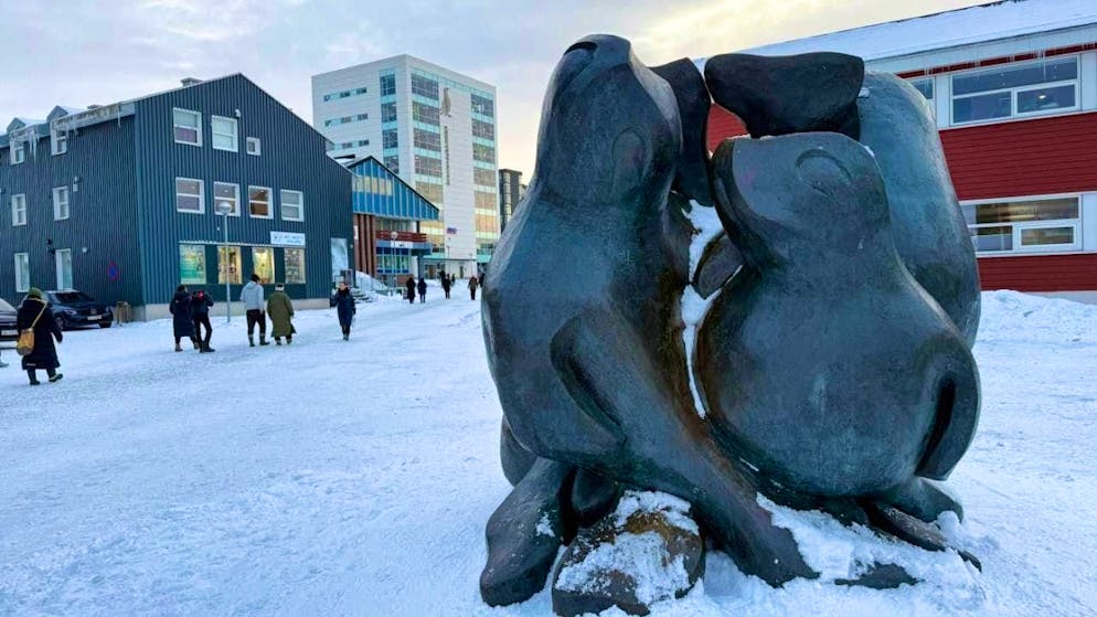 View of a pedestrian zone in Greenland. Photo: Julia Wäschenbach/dpa