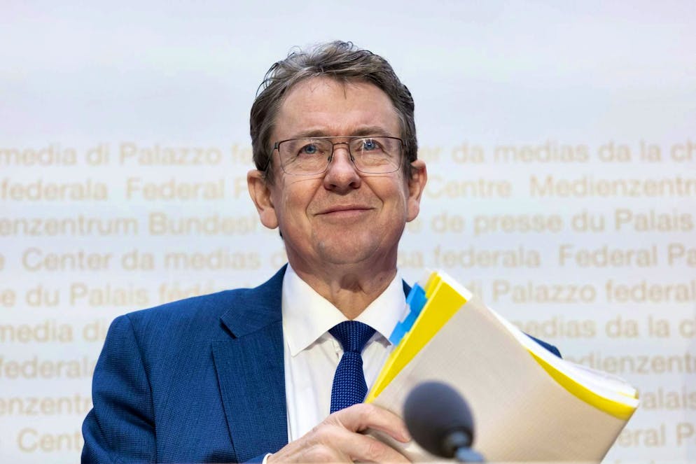 Federal Councillor Albert Rösti had to cancel several appointments this week.