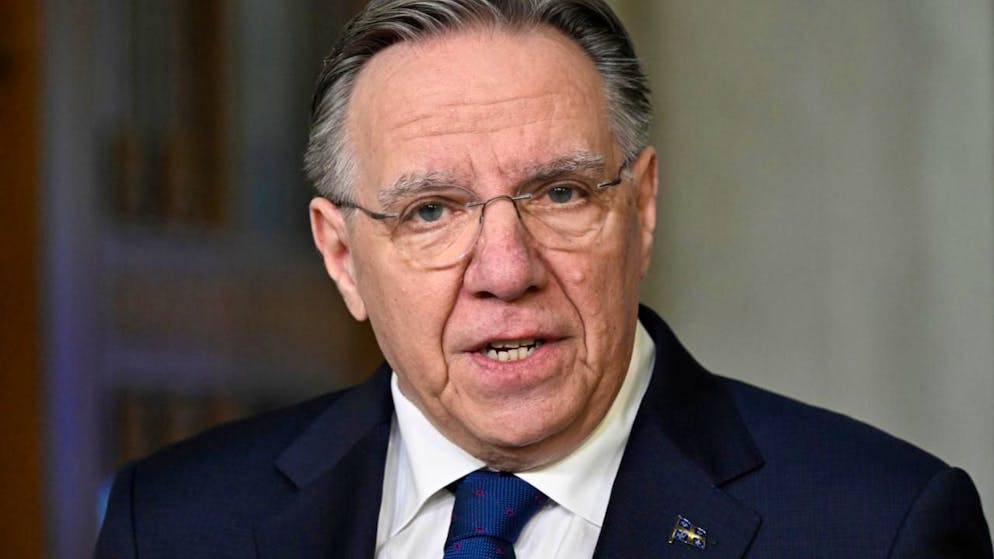 Le premier ministre du Québec Francois Legault était en poste depuis 2018.