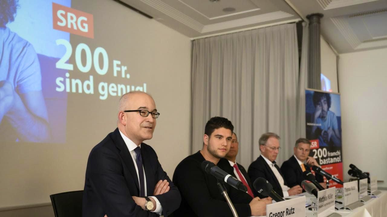 Medien. Befürworter der SRG-Initiative fordern finanzielle Entlastung