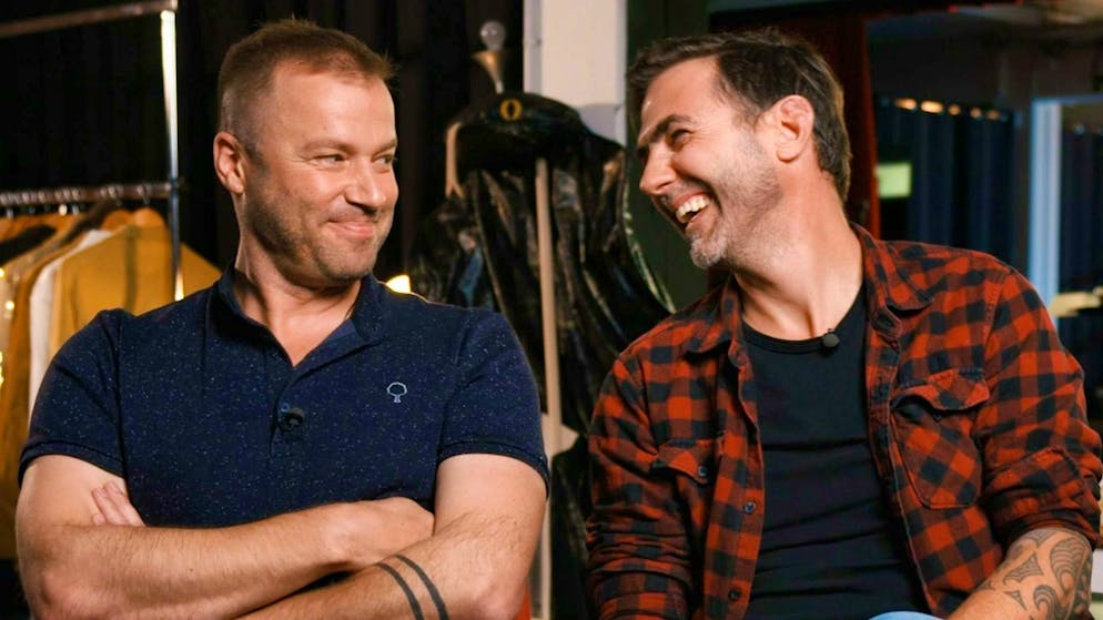 Divertimento Special Jonny Fischer and Manu Burkart in "Sabbatical" on SRF: the comedy stars are set to appear on the big screen in 2027.