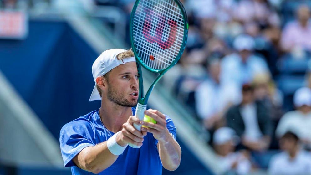 Nach seinem Vorstoss in die Achtelfinals des US Open bleibt Leandro Riedi in Melbourne in der Qualifikation hängen.