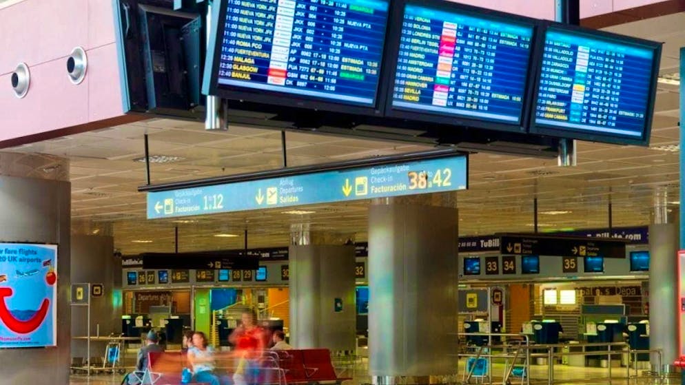 ARCHIVE - View of a terminal at Tenerife Sur Airport. Photo: Roger Méndez/Europapress/dpa/Archive image