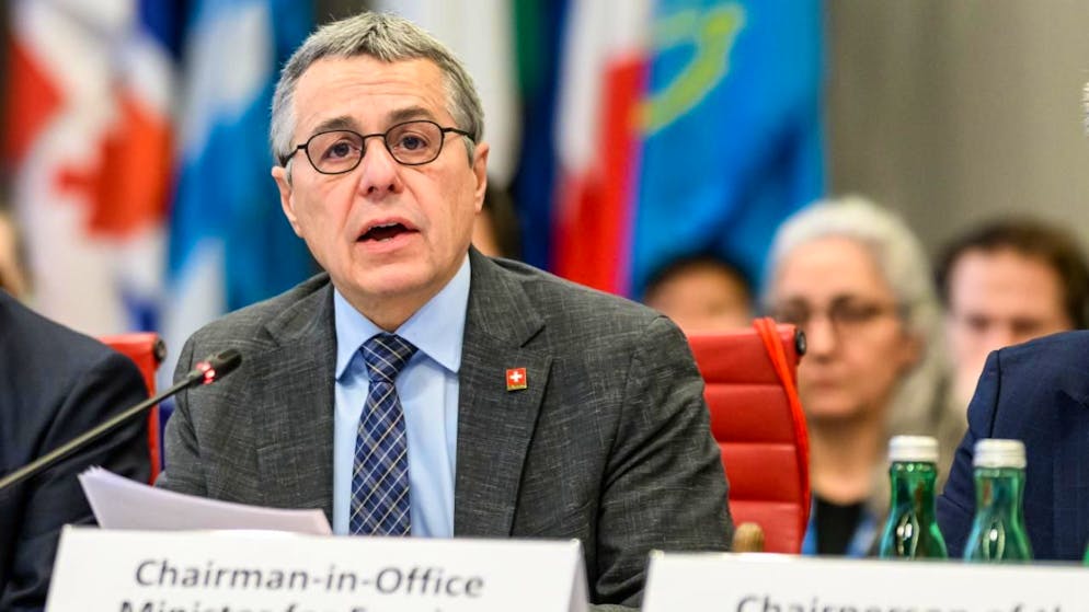 Le chef du DFAE Ignazio Cassis a lancé officiellement l'année de la présidence suisse de l'OSCE jeudi à Vienne.