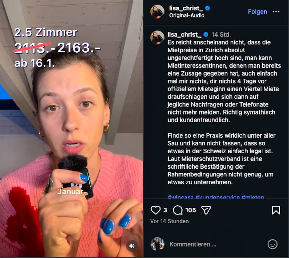 Comedian Lisa Christ über die Wohnungssuche ihrer Kollegin. 