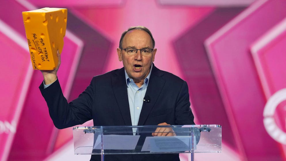 Tom Tiffany sitzt für Wisconsin im US-Repräsentantenhaus – der Bundesstaat ist vor allem für seinen Käse, weniger die Nerzfarmen bekannt.