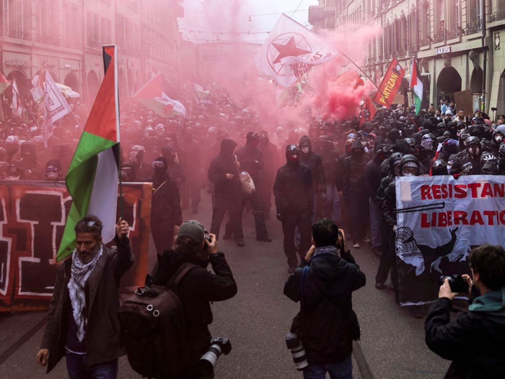 Verletzte, Sachschaden, hohe Polizeikosten: Die Pro-Palästina-Demo vom vergangenen Oktober in Bern eskalierte.