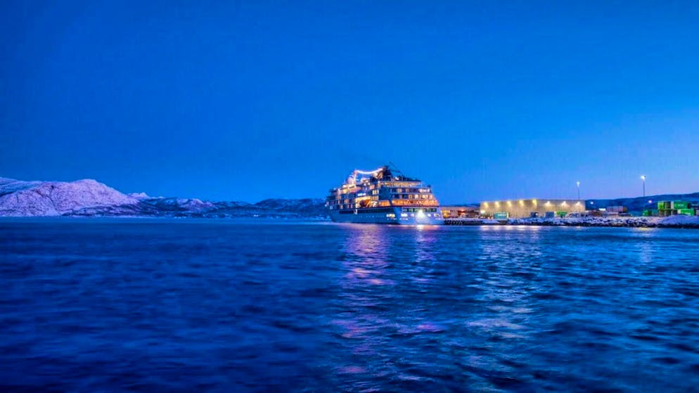 Dormakaba tests sliding door at minus 20 degrees - Gallery. At least 85 cruise ships arrive at the port in Alta every year. Dormakaba technology is also used there. (Image: Dormakaba)
