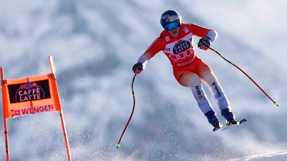 Abschlusstraining der Lauberhorn-Abfahrt. Odermatt rätselt nach langsamem Start ++ Von Allmen verliert 5 Sekunden auf Bestzeit