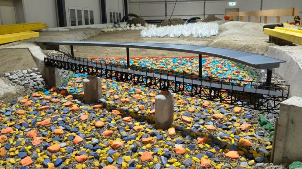 3D-Modell soll bei Stabilisierung des Flussbetts der Maggia helfen - Gallery. Ein 3D-Modell soll bei der Neugestaltung des instabil gewordenen Flussbettes der Maggia bei Visletto infolge des Unwetters von 2024 helfen.