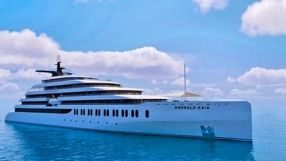 The "Emerald Kaia" is designed as a summer ship and can accommodate 128 guests.