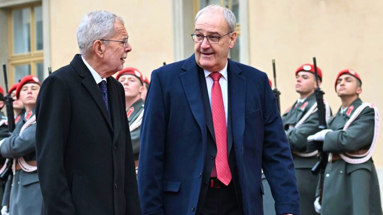 State visit. Parmelin received by Austrian Federal President in Vienna