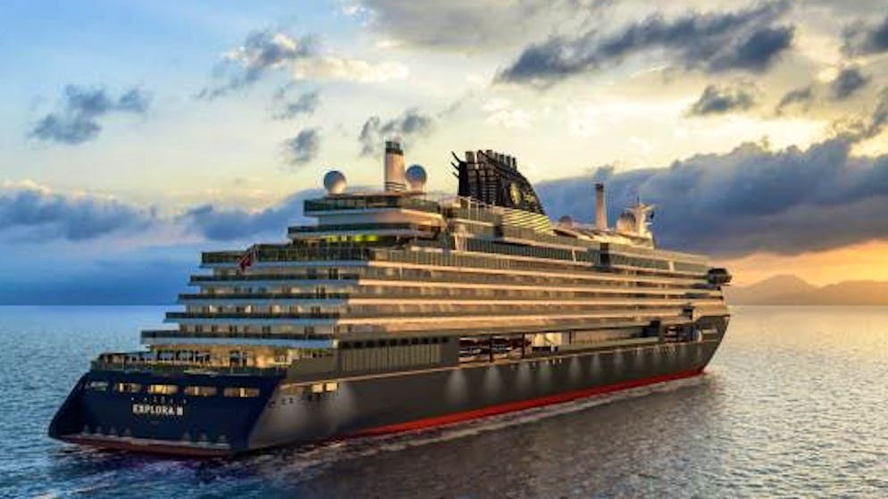 The "Explora III" from the largest cruise group MSC will embark on its maiden voyage in the Mediterranean next summer.