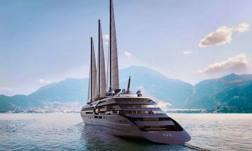 The 220-metre-long "Orient Express Corinthian" will sail across the Mediterranean with passengers for the first time from May 2026.